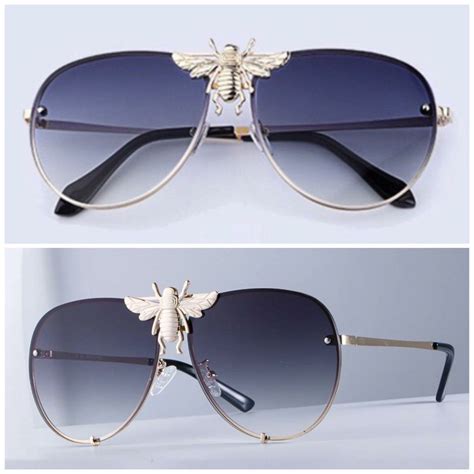 bumble bee gucci glasses|Gucci aviator prescription sunglasses.